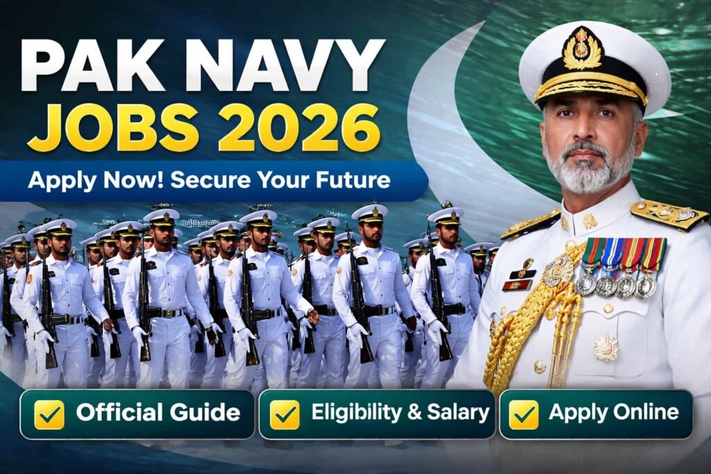 Apply for pak navy jobs 2026 with this official guide. Check eligibility, salary, and step-by-step process to apply with full confidence.