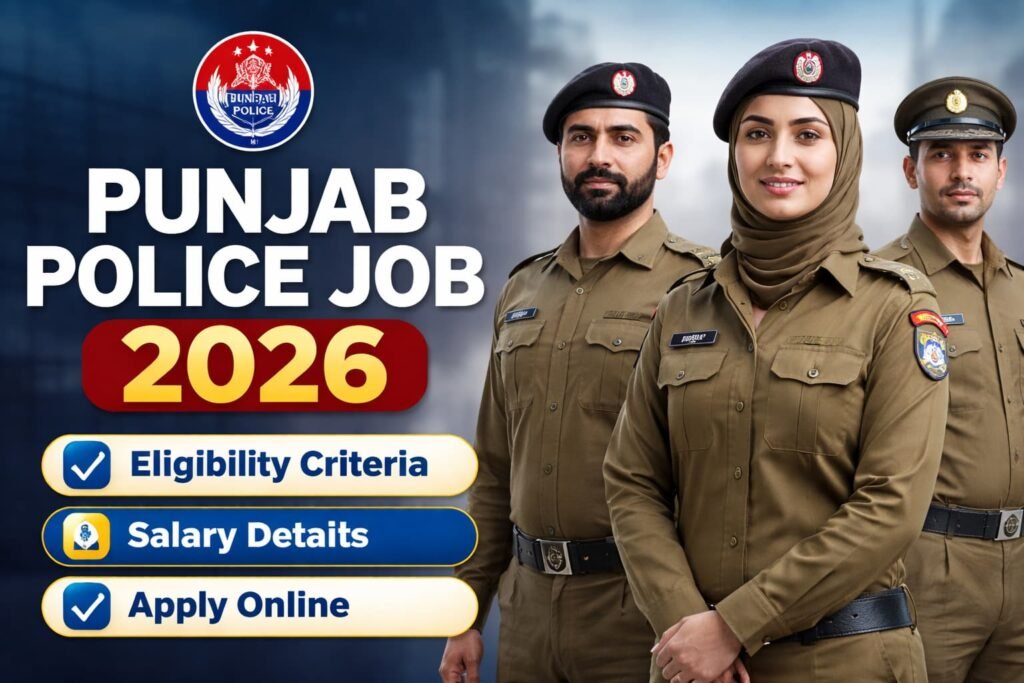 Punjab Police Job 2026 – Official Apply Guide