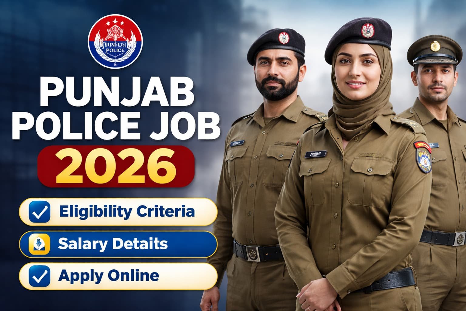 Punjab Police Job 2026 – Official Apply Guide